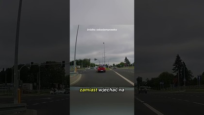 Egzamin? Tu chyba pomylono kierunki!  Jazda pod prąd! #polskiedrogi #shorts