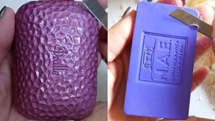 Soap Carving ASMR Relaxing Sounds no talking Satisfying ASMR Video