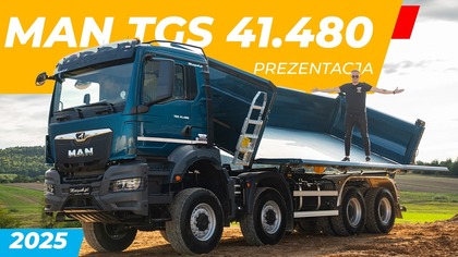 MAN TGS pod kabiną ma dwa Huracany i Octavię