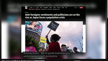 Japonia ratuje swoj kraj przed destrukcyjna polityka migracji muzułnanów organizowaną przez globalistów