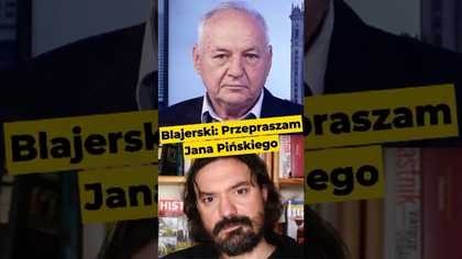 Prok.  Blajerski: Przepraszam Jana Pińskiego #piński @Jan_Pinski