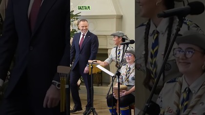 Nawrocki nie mógł się powstrzymać