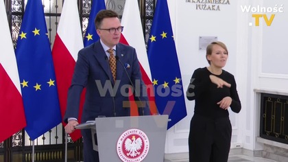 KONFERENCJA HOŁOWNI I PYTANIA DZIENNIKARZY! PADŁA ZACZEPKA W STRONĘ KONFEDERACJI I BRAUNA!