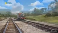 James crashes into Tidmouth Sheds!