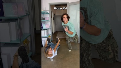Cool poses for duos!  #shorts #trending #funny @iampresleefaith