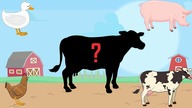 Fairytale and Animation - a guessing game for children - Tractor and Pets