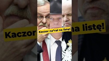 Kaczor na*rał na listę! #kaczyński #pis