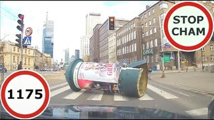 Stop Cham #1175 - Niebezpieczne i chamskie sytuacje na drogach