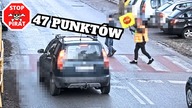 47 punktów w 20 sekund - omal nie potrąciła ojca z dzieckiem.  STOP PIRAT