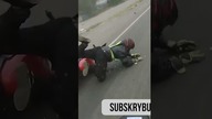 MOTOCYKLISA ULEGŁ WYPADKOWI! #shorts