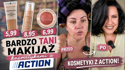 BARDZO TANI MAKIJAŻ KOSMETYKAMI Z ACTION!