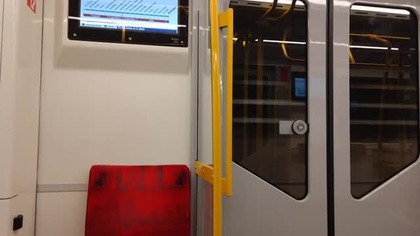 Riding the Warsaw Metro (Škoda Varsovia Train)