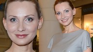 Aktorka grająca Annę German na otwarciu butiku