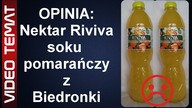 Riviva nektar pomarańczowy z Biedronki - Opinia