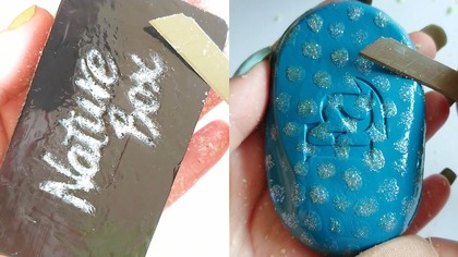 Soap Carving ASMR Relaxing Sounds no talking Satisfying ASMR Video