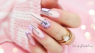 Spring geometric nails art tutorial / Elisium Nails