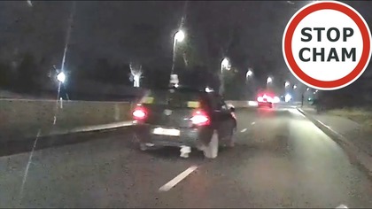 Poganiacz w Golfie zajeżdża i wyhamowuje innych kierowców #2107 Wasze Filmy