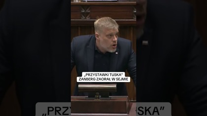 PIEKIELNE SŁOWA ZANDBERGA W SEJMIE