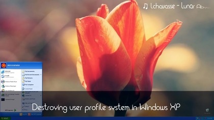 Destroying Windows user profile system