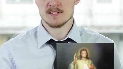 Obraz na którym jest...  no właśnie, kto