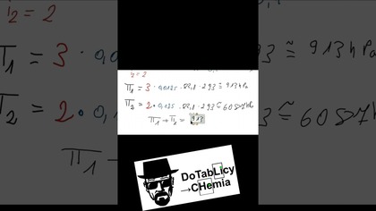 Oblicz ciśnienie osmotyczne roztworu #shorts #shortvideo #chemia #chemistry #umed #cke #medycyna