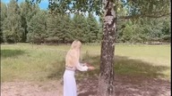 Wiolka i Rafał widzą dziwne zachowanie natury.