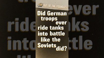 German Tank Riders? The Truth Behind the Photos #OOTF #shorts