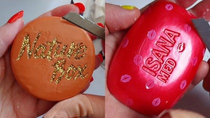 Soap Carving ASMR Relaxing Sounds no talking Satisfying ASMR Video #soapcarving #carvingsoap #seife