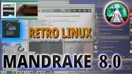 Retro Linux Cz. 3 - Mandrake 8. 0 Czyli powrót do 2001.  AthlonXP 2200+ AvermediaTV 98 Matrox G450 !!