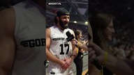 Mamed Khalidov w koszykarskim debiucie #shorts #khalidov