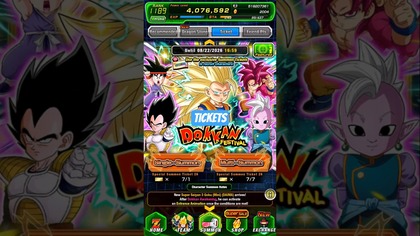 TICKET FREE SSJ3 GOKU DAIMA MINI SUMMON X7