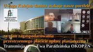 UWAGA Kolejna danina atakuje nasze portfele -plan zagospodarowania przestrzen.  opłata planistyczna 