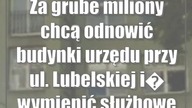 Za grube miliony chcą odnowić budynki urzędu przy ul.  Lubelskiej i wymienić sł...