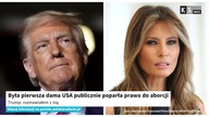 Była pierwsza dama USA publicznie poparła prawo do aborcji.  Trump: rozmawiałem z nią [KS Info]
