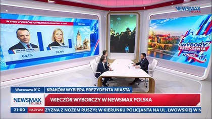Newsmax Polska - Wyniki II tury przedterminowych wybor&oacute;w na Prezydenta Krakowa (11. 10. 2026)