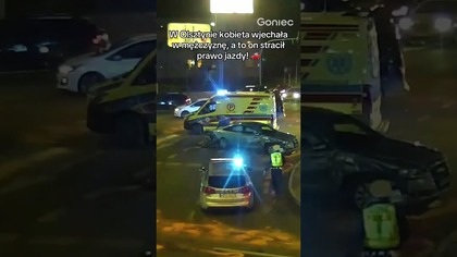 KOBIETA WJECHAŁA W MĘŻCZYZNĘ, A TO ON STRACIŁ PRAWO JAZDY