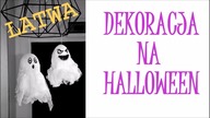 DIY: Halloween dekoracje -  duszki z gazy  - [Atlas Smaków ]