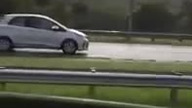 Jazda pod prąd na autostradzie