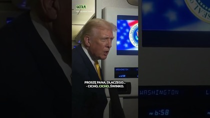 Szokujące słowa Trumpa do dziennikarki