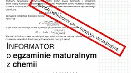 pH BUFORU OCTANOWEGO WYJAŚNIENIE BUFORY.  ZADANIE 28 CKE 2023 INFORMATOR #chemia