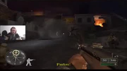 PARKER JEST WSZĘDZIE (Call of Duty 2 Big Red One) #shorts #shortvideo #cod #retro #gaming #letsplay