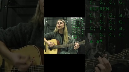 Dziś w stajence (jak zagrać na gitarze) #shorts