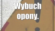 Wybuch opony.  Utrudnienia na S 12