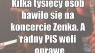 Kilka tysięcy osób bawiło się na koncercie Zenka.  A radny PiS woli oprawę folk...