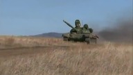 Drift czołgiem T-72