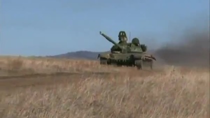 Drift czołgiem T-72