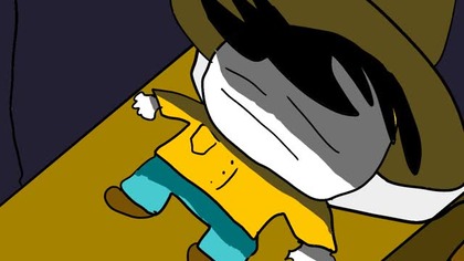 CZARNA BABA Z NOŻEM