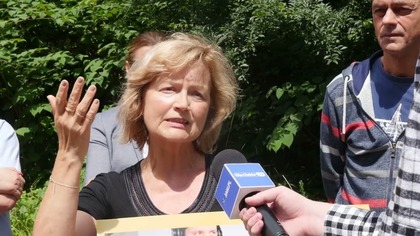 Mieszkańcy Dąbrowy Narodowej mówią NIE wycince lasu