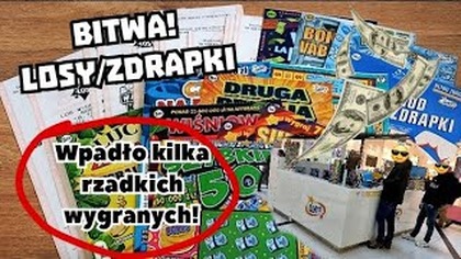 Zdrapki VS Losy!  Wielka Bitwa! 12 zdrapek i 12 Ekspres Losów!  Kto wygrał !? 