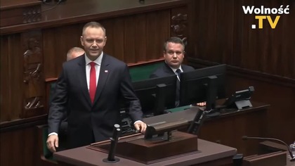 PIERWSZE ORĘDZIE PREZYDENTA KAROLA NAWROCKIEGOW SEJMIE! TO JUŻ ROK OD ZAPRZYSIĘŻENIA!
